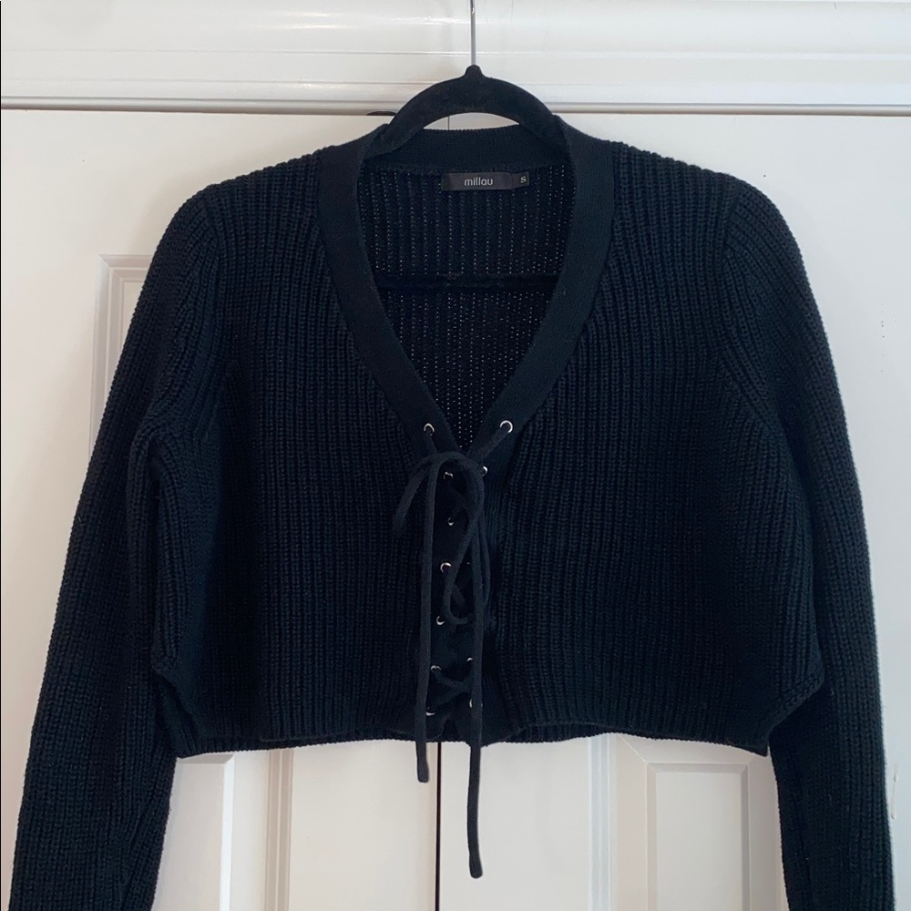 LF Millau cropped cardigan size Small